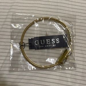 Guess gold tone crystal bangle jewlery